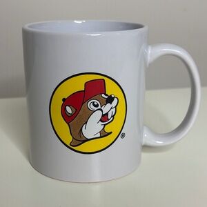 Buc-ee's White It’s a Beaver! Coffee Mug EUC Collectibe Souvenir